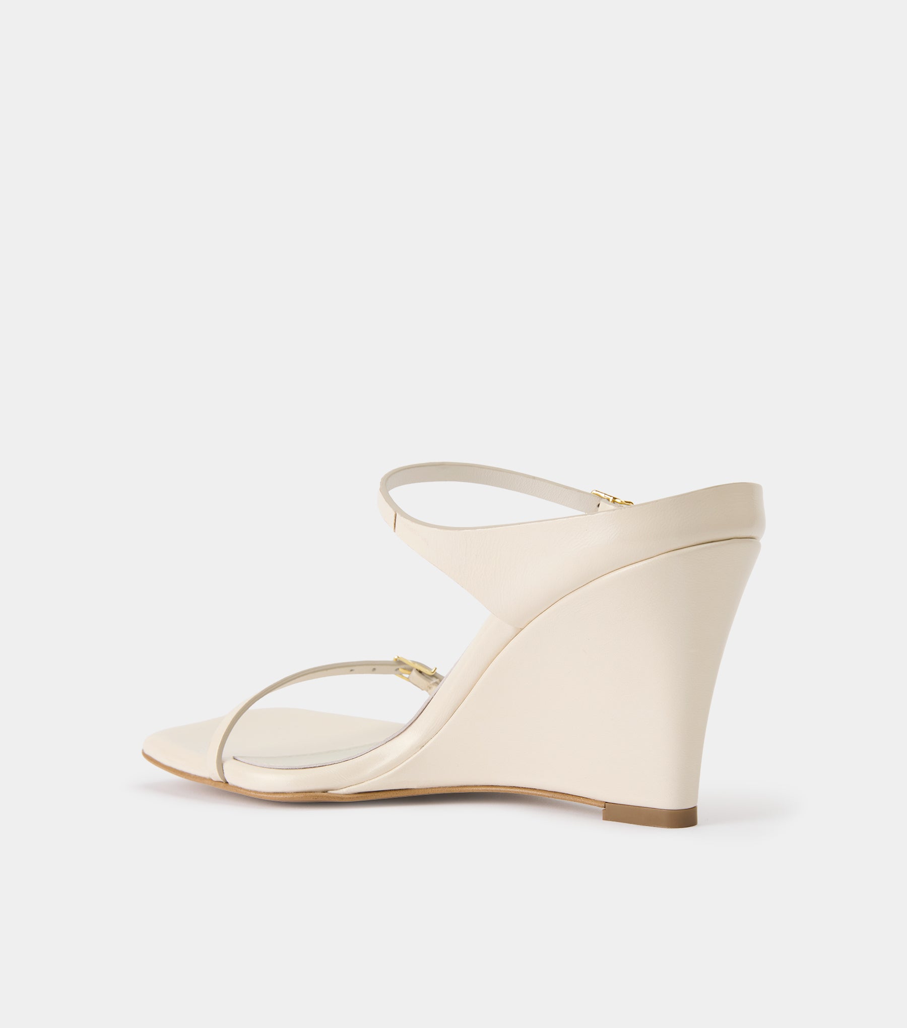 The Wedge - Cream Patent