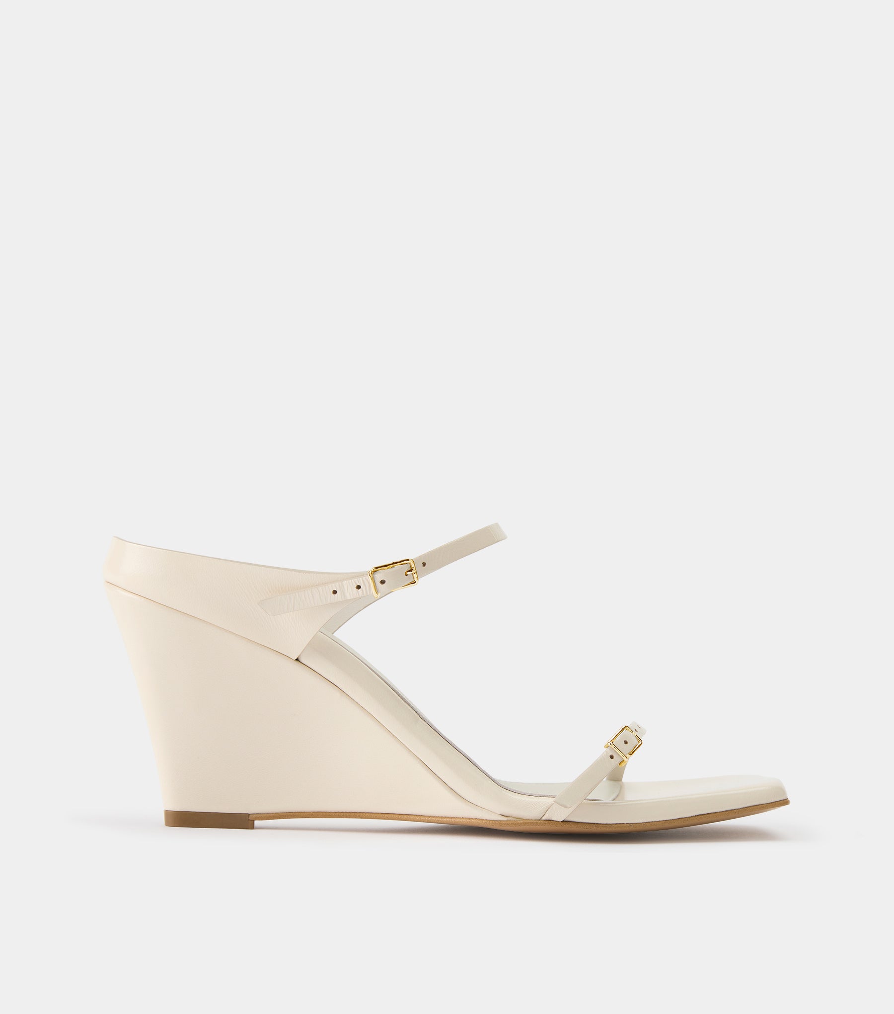 The Wedge - Cream Patent