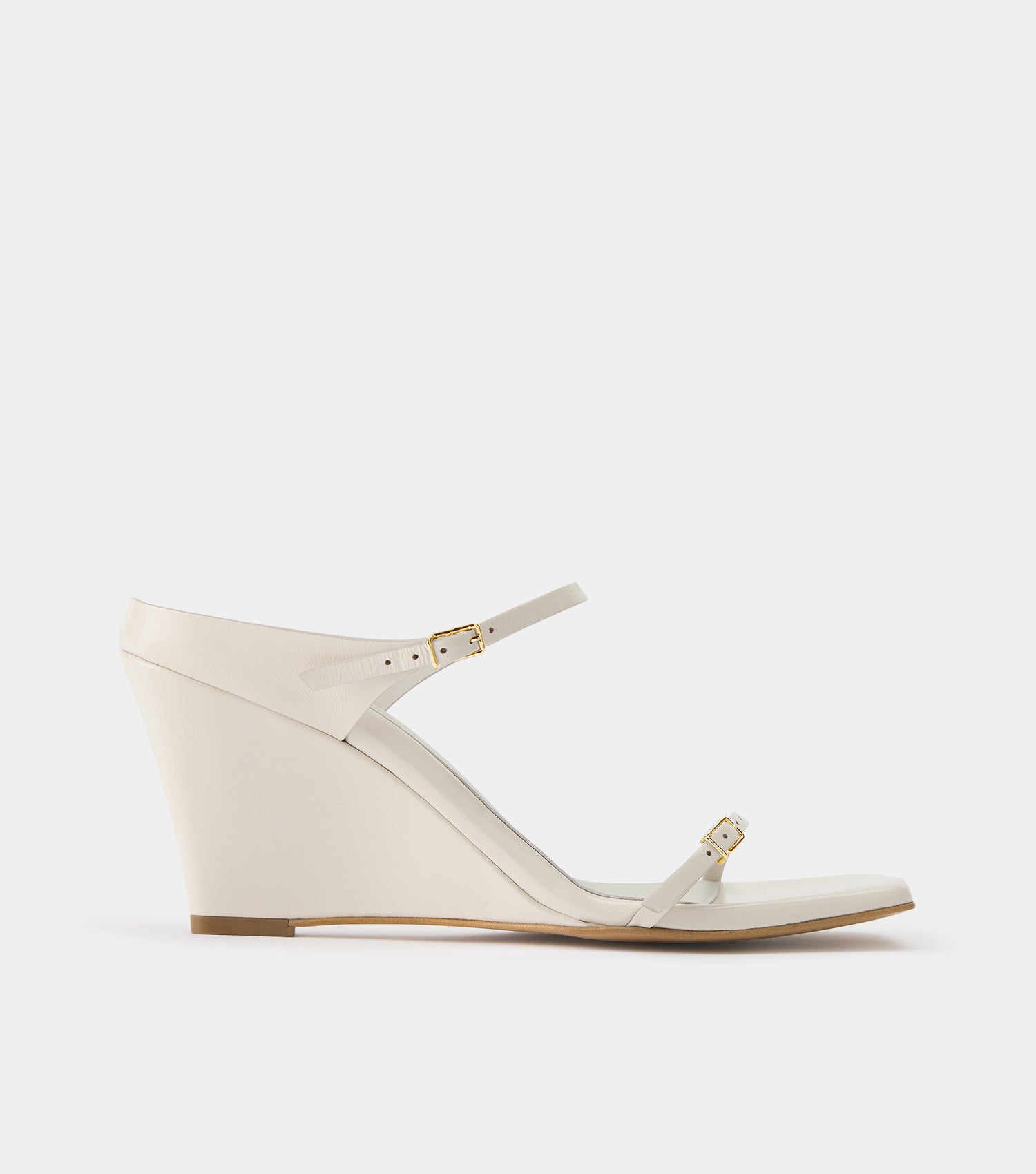 The Wedge - Cream Patent
