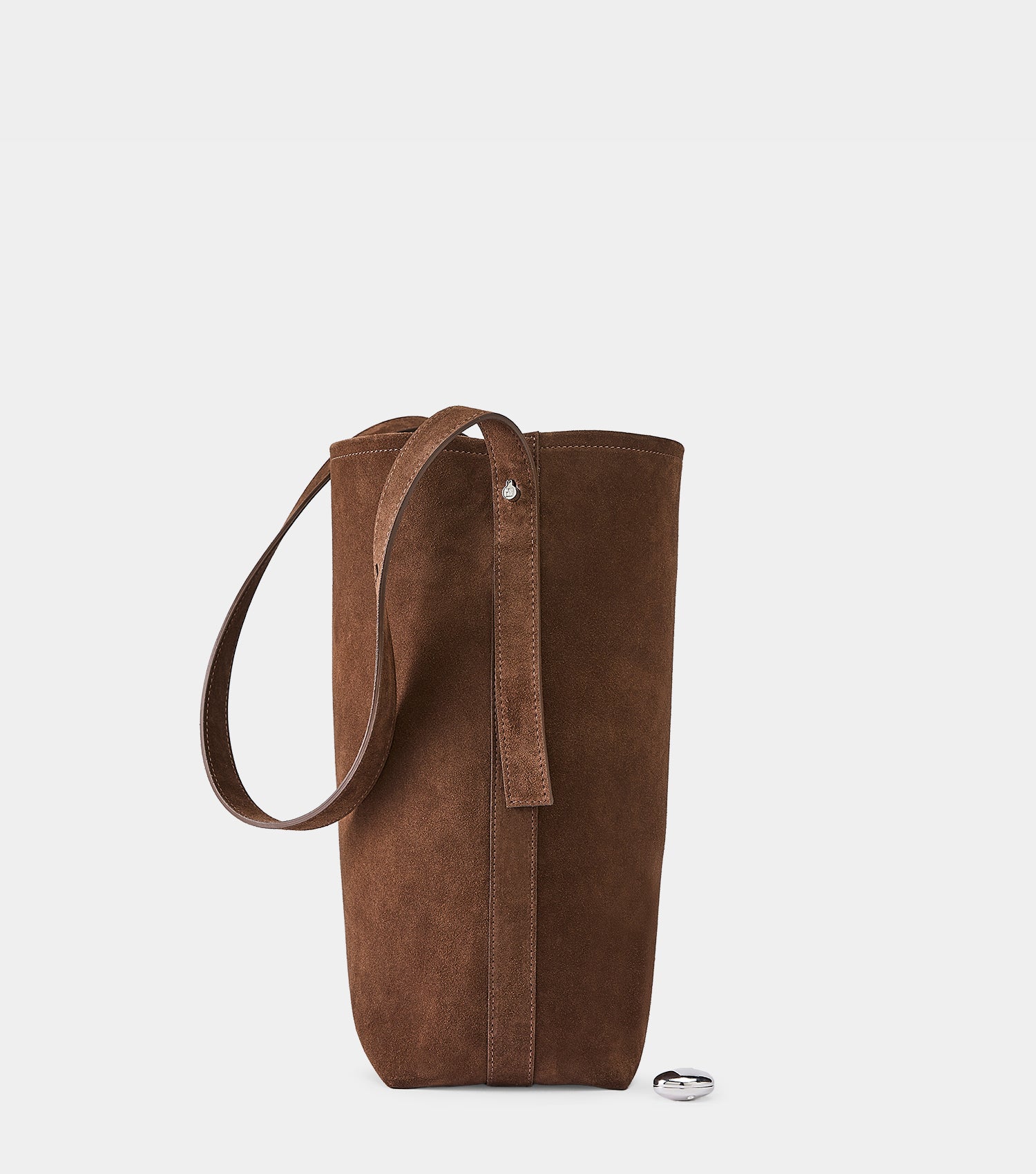 The Work Bag - Chocolate Suede