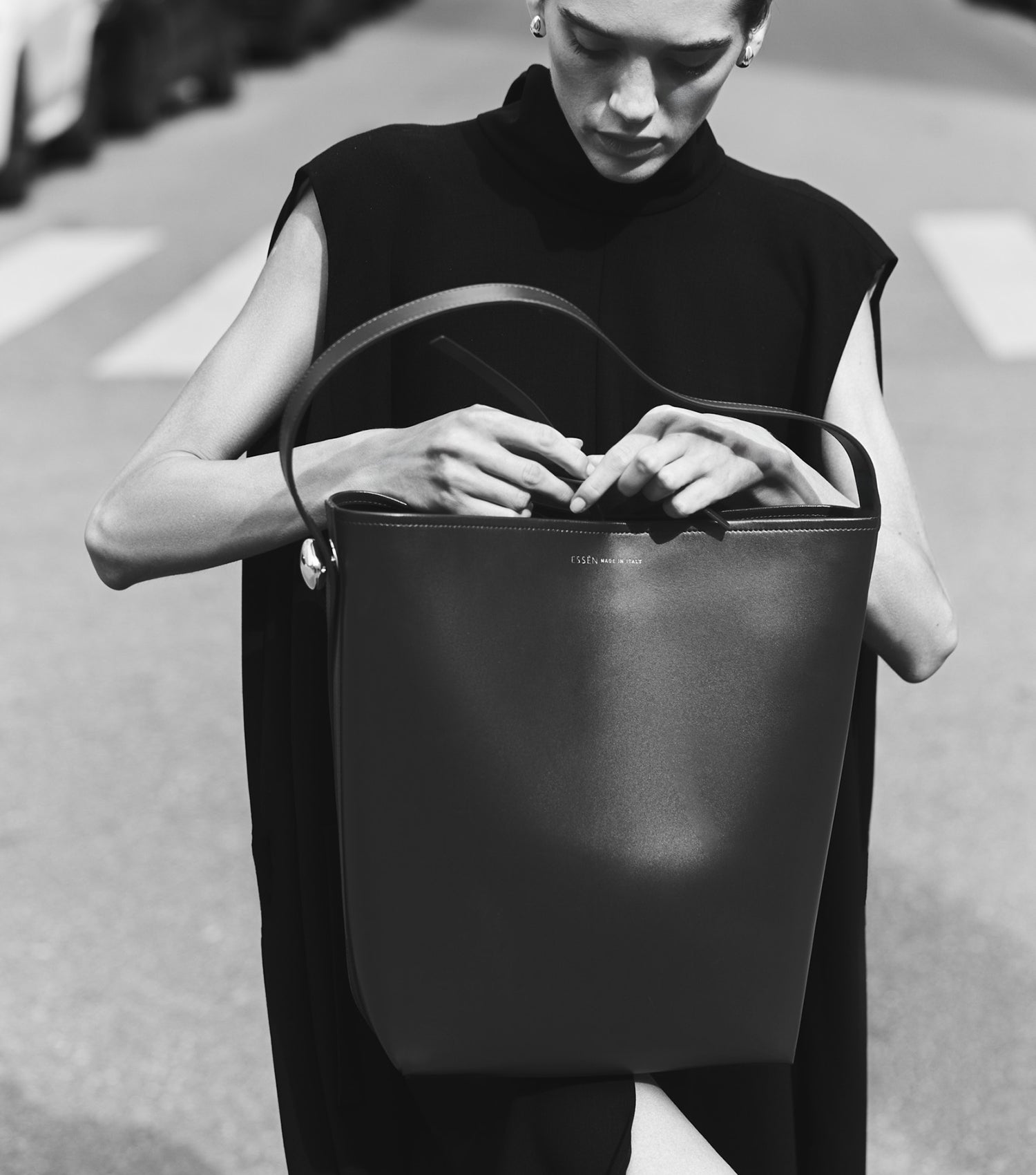 The Work Bag - Chocolate Suede