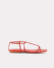 ESSĒN Red / Leather / 35 The Evening Sandal - Red