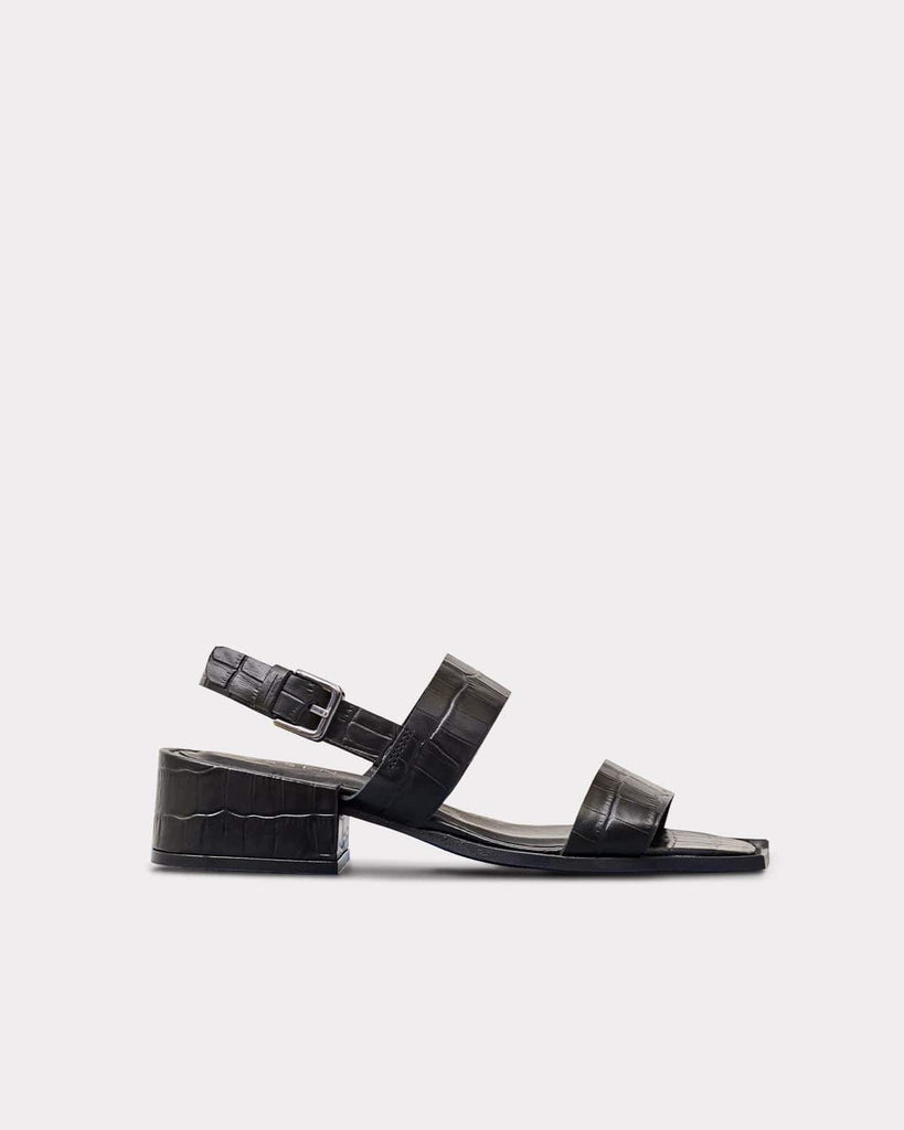 ESSĒN Sandals The Summer Staple - Black Croc