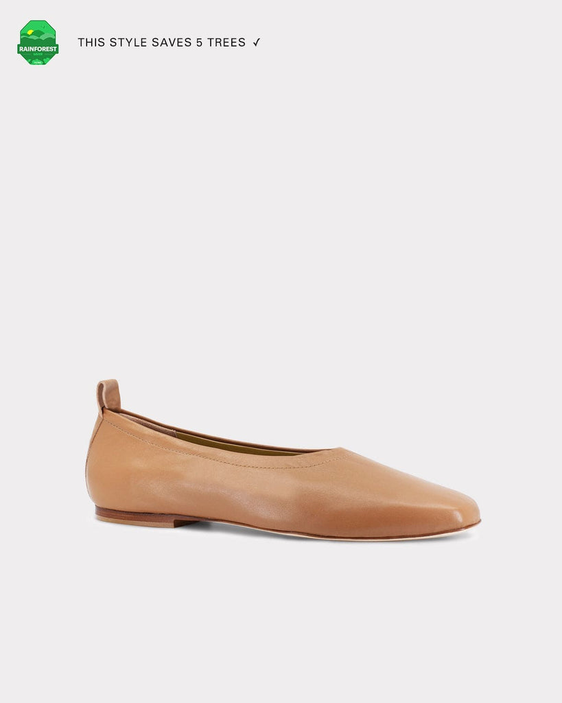 ESSĒN Shoes The Foundation Flat - Tan