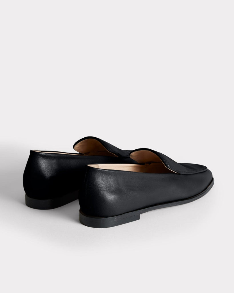 The Modern Moccasin black shoes for women