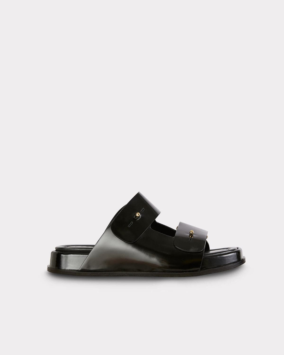 The Chunky Slide - Black | Black Slide Sandals Women | ESSĒN